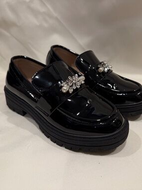 Lola + The Boys Pearl Patent Loafers